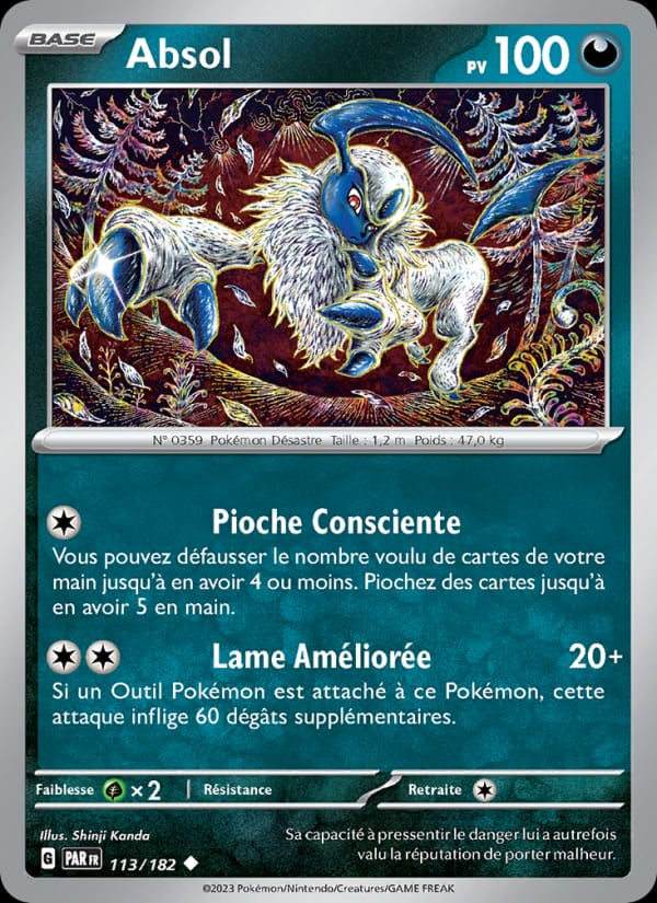 Absol 113/182 Faille Paradoxe (FR)