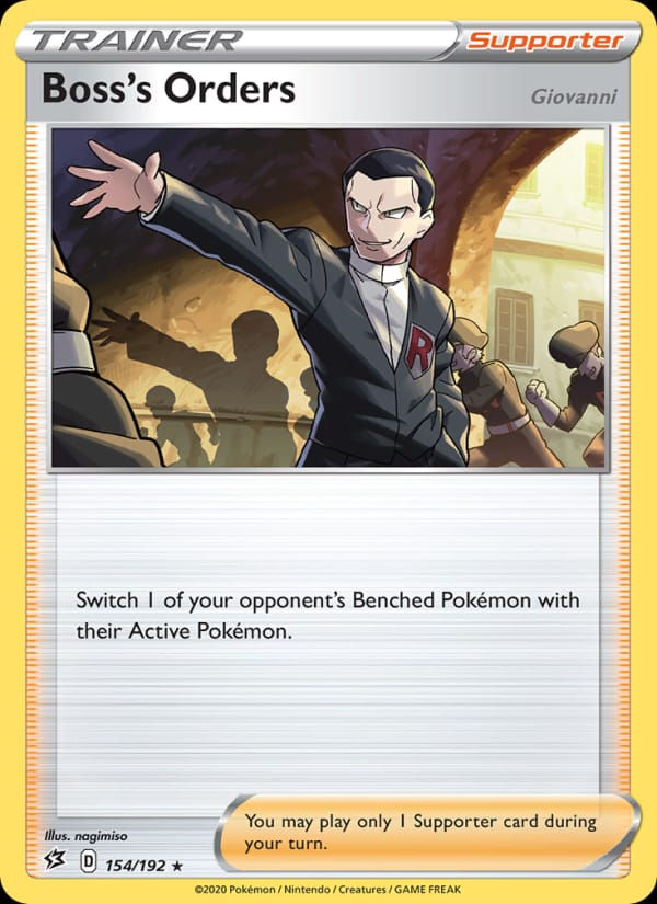 Boss's Orders (Giovanni) 154/192 Rebel Clash (EN)