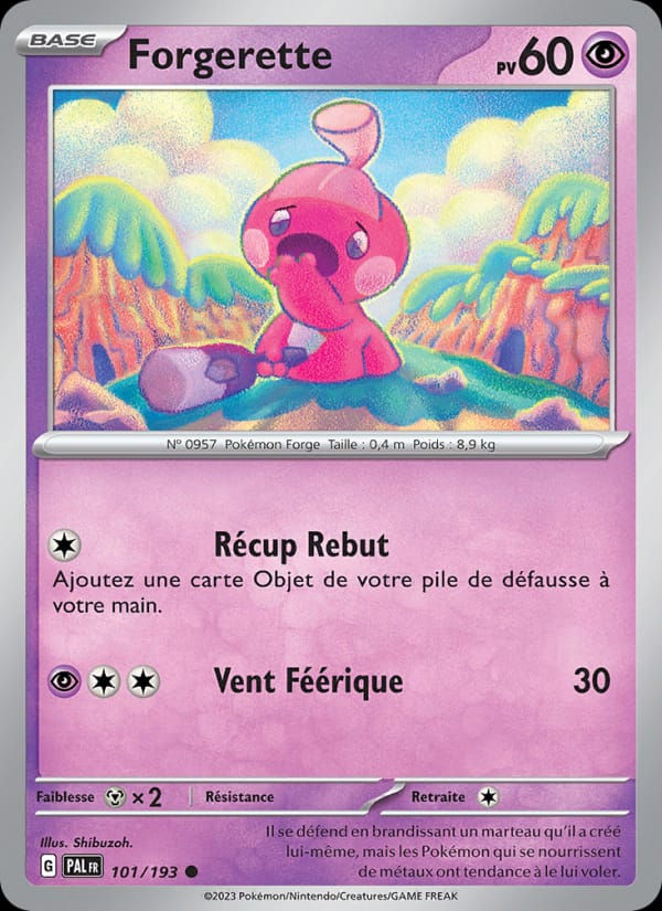 Forgerette 101/193 Évolutions à Paldea (FR)