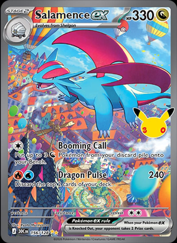 Salamence ex 156/128 30th Celebration (EN)