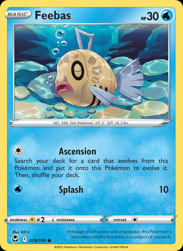 Feebas 039/195 Silver Tempest (EN)