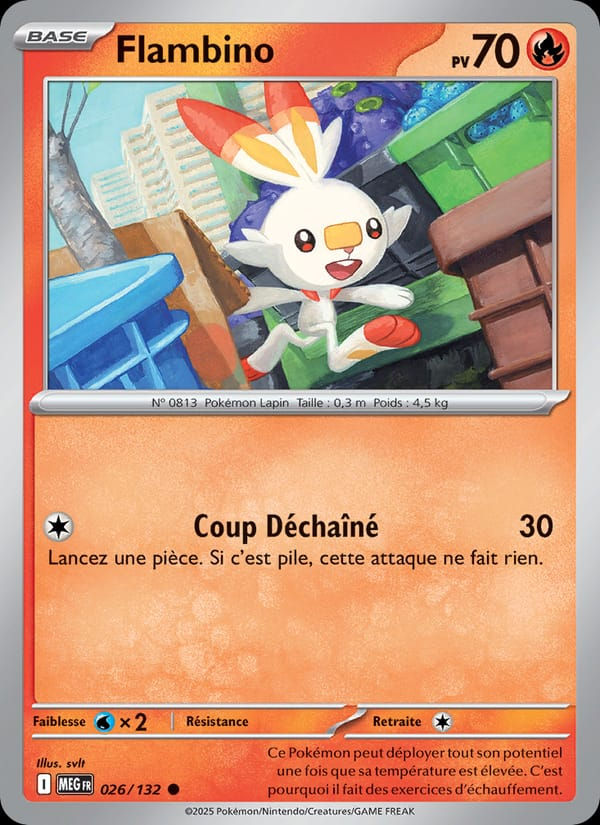 Flambino 026/132 Méga-Évolution (FR)