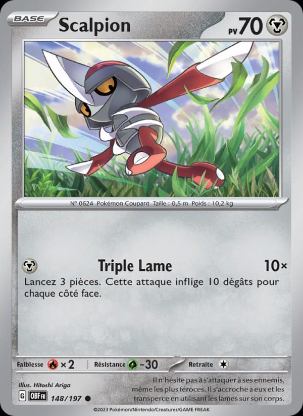 Scalpion 148/197 Flammes Obsidiennes (FR)