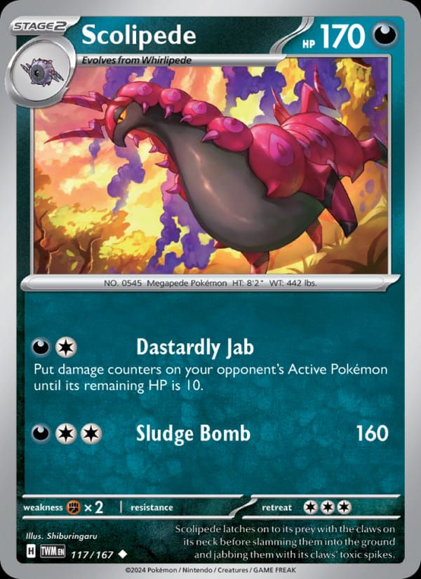 Scolipede 117/167 Twilight Masquerade (EN)