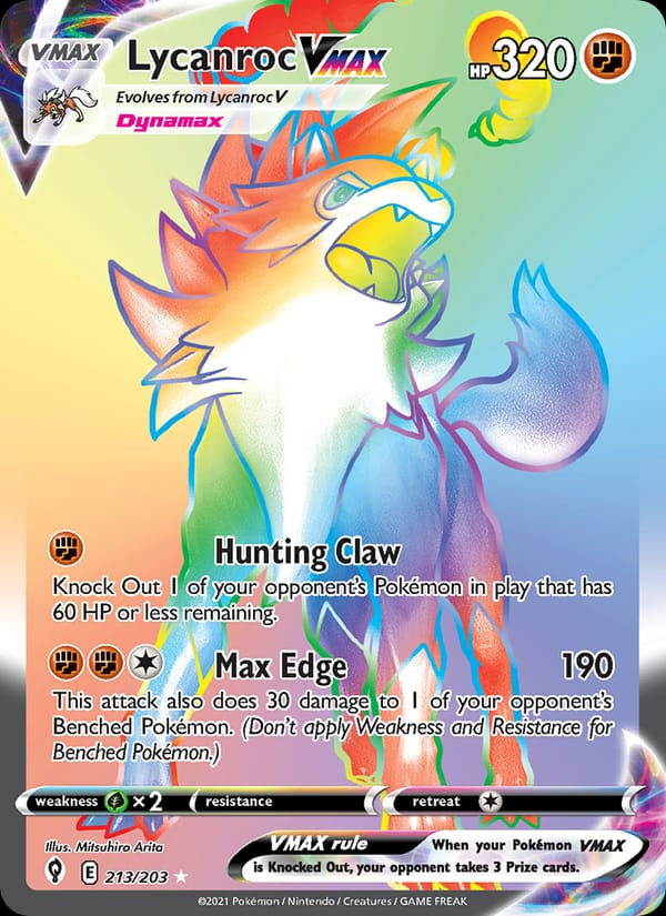 Lycanroc VMAX 213/203 Evolving Skies (EN)