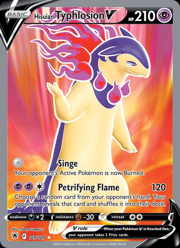 Hisuian Typhlosion V 169/189 Astral Radiance (EN)