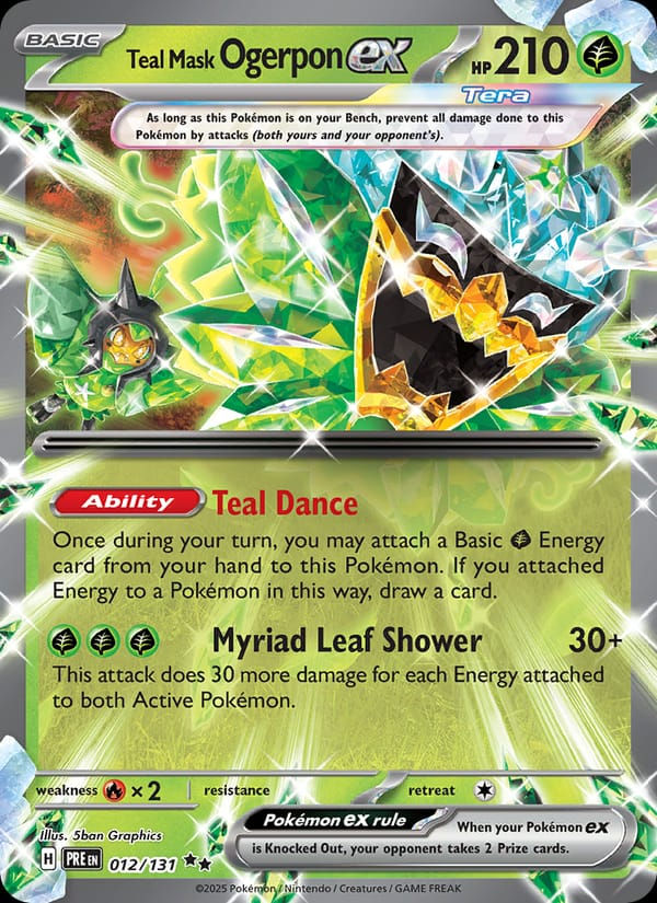 Teal Mask Ogerpon ex 012/131 Prismatic Evolutions (EN)