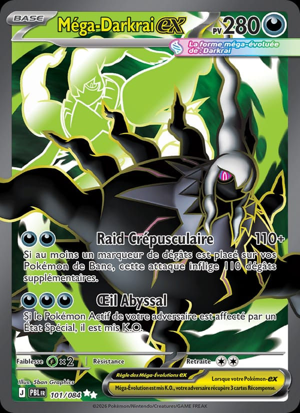 Méga-Darkrai-ex 101/084 Nuit Noire (FR)
