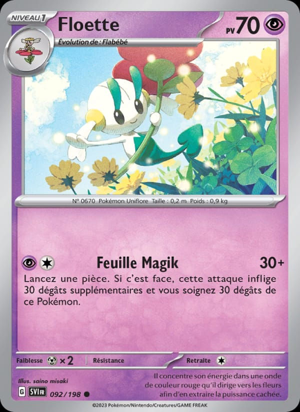 Floette 092/198 Écarlate et Violet (FR)