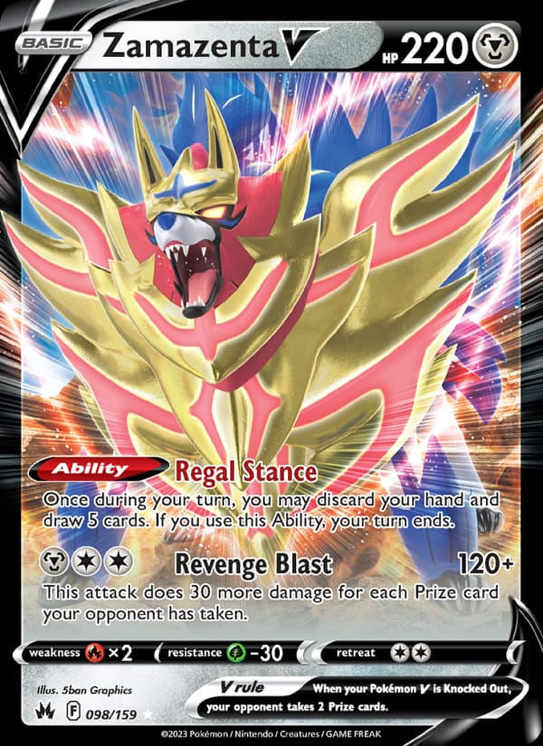Zamazenta V 098/159 Crown Zenith (EN)