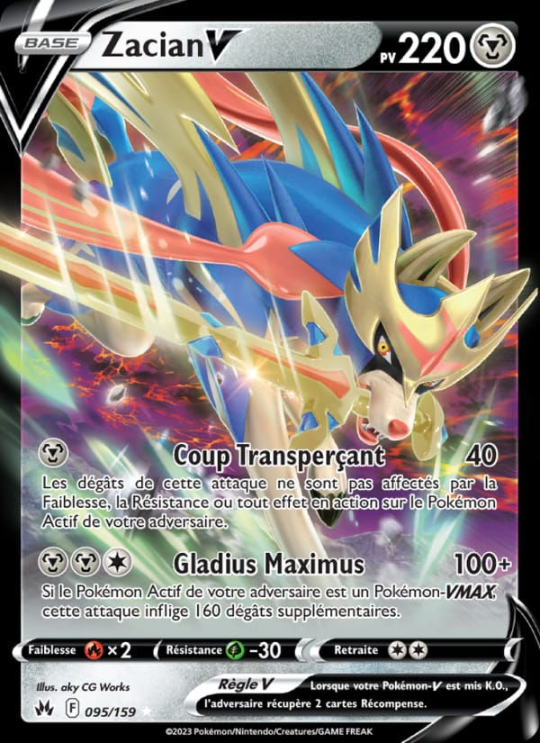 Zacian V 095/159 Zénith Suprême (FR)