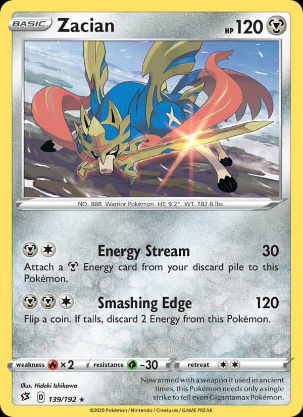 Zacian 139/192 Rebel Clash (EN)
