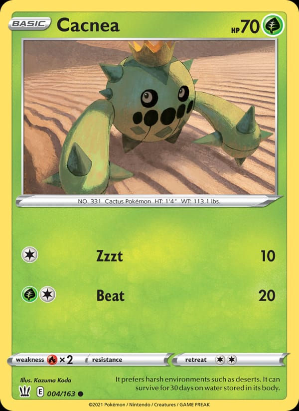 Cacnea 004/163 Battle Styles (EN)