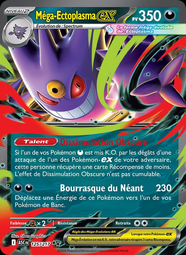 Méga-Ectoplasma-ex 125/217 Héros Transcendants (FR)