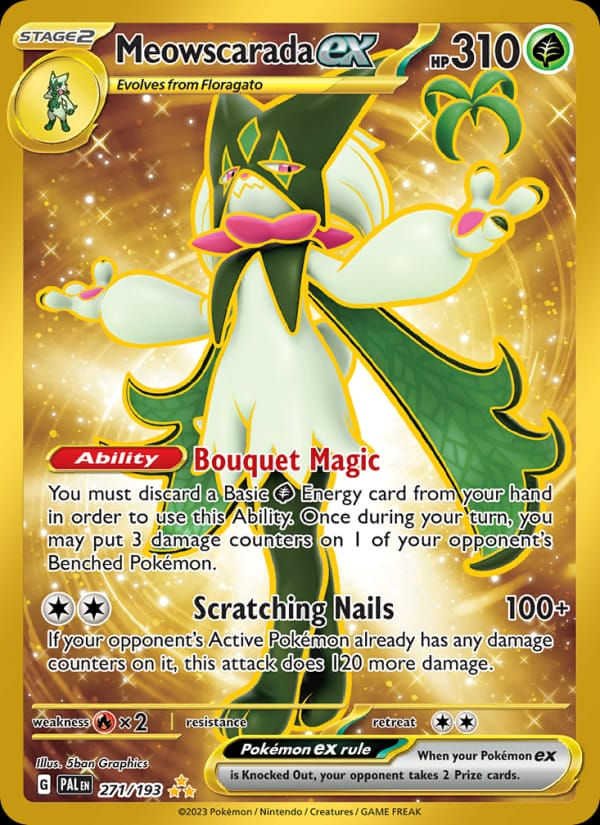 Meowscarada ex 271/193 Paldea Evolved (EN)