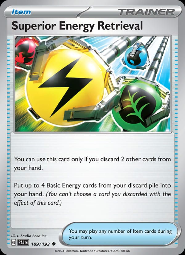 Superior Energy Retrieval 189/193 Paldea Evolved (EN)
