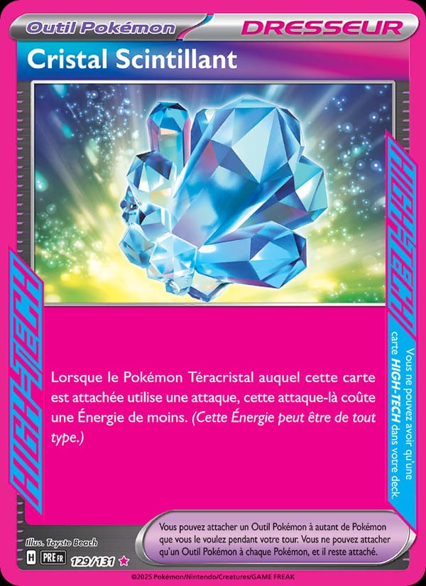 Cristal Scintillant 129/131 Évolutions Prismatiques (FR)
