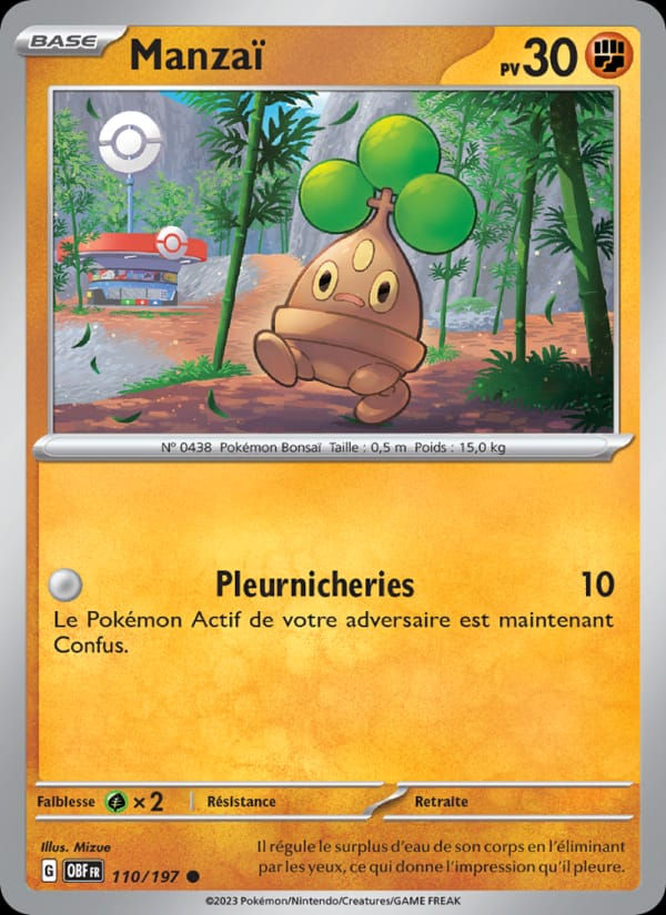 Manzaï 110/197 Flammes Obsidiennes (FR)