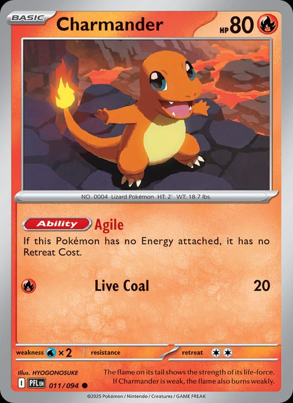 Charmander 011/094 Phantasmal Flames (EN)