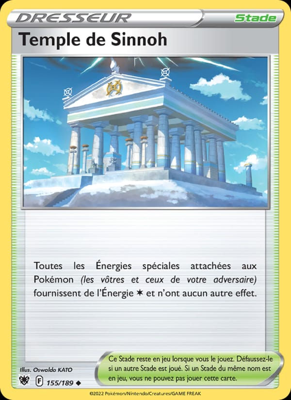Temple de Sinnoh 155/189 Astres Radieux (FR)
