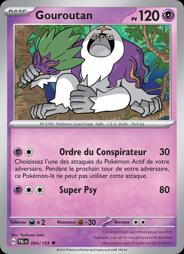 Gouroutan 094/193 Évolutions à Paldea (FR)