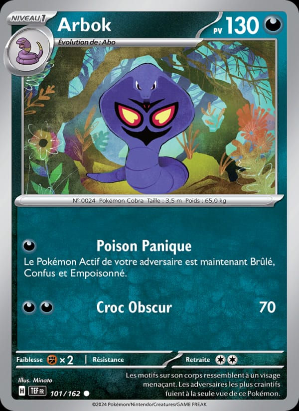 Arbok 101/162 Forces Temporelles (FR)
