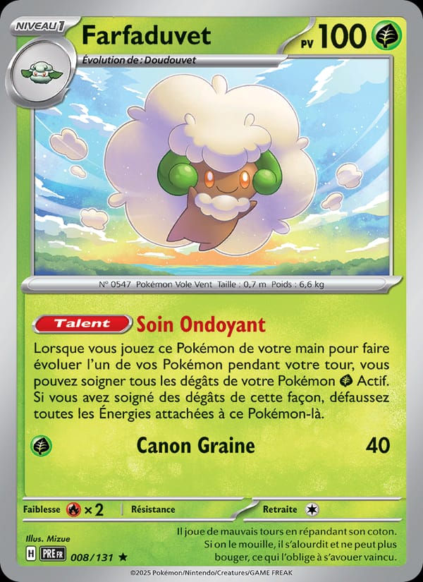 Farfaduvet 008/131 Évolutions Prismatiques (FR)