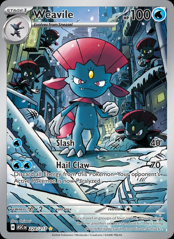 Weavile 228/217 Ascended Heroes (EN)