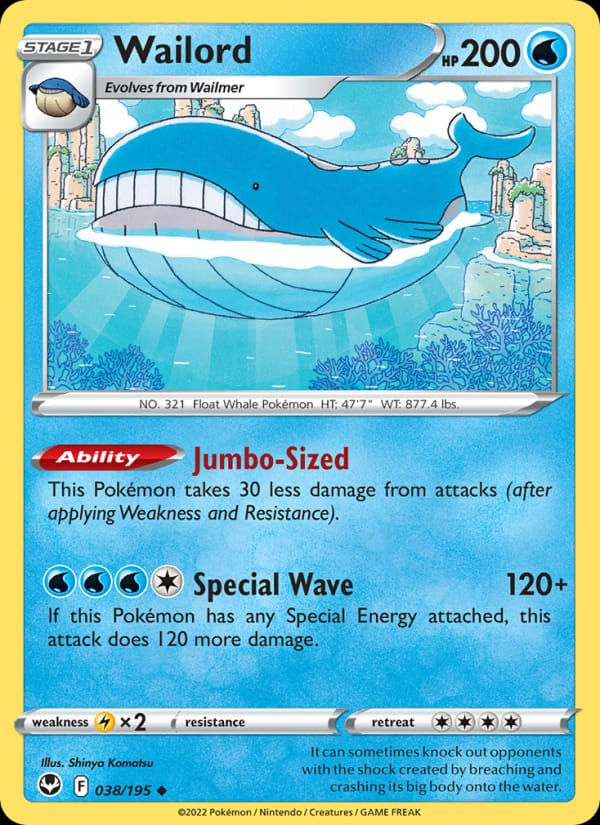 Wailord 038/195 Silver Tempest (EN)