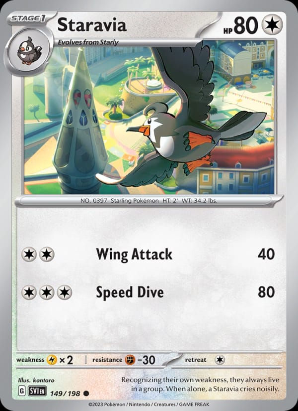 Staravia 149/198 Scarlet & Violet (EN)
