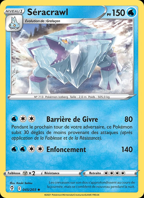 Séracrawl 045/203 Évolution Céleste (FR)