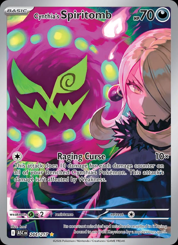 Cynthia's Spiritomb 244/217 Ascended Heroes (EN)