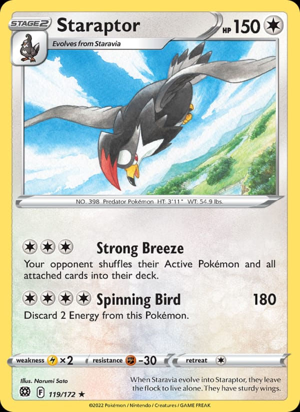 Staraptor 119/172 Brilliant Stars (EN)