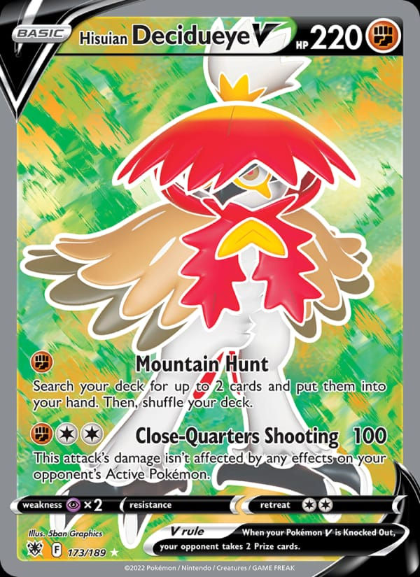 Hisuian Decidueye V 173/189 Astral Radiance (EN)