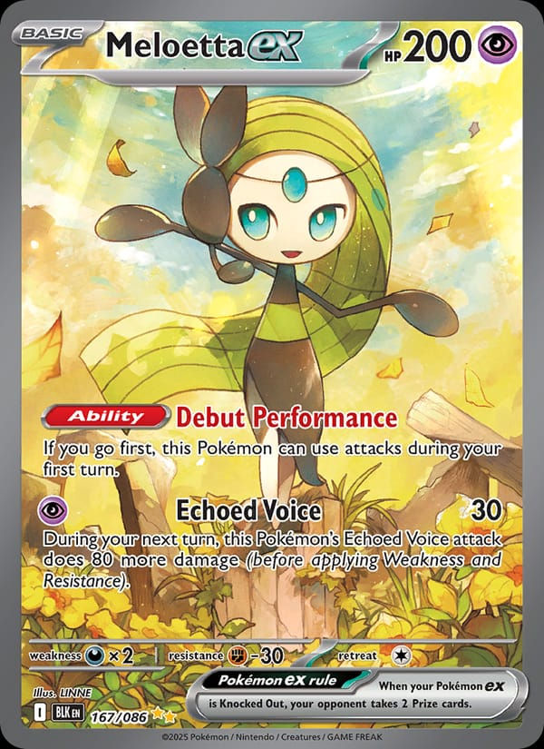 Meloetta ex 167/086 Black Bolt (EN)
