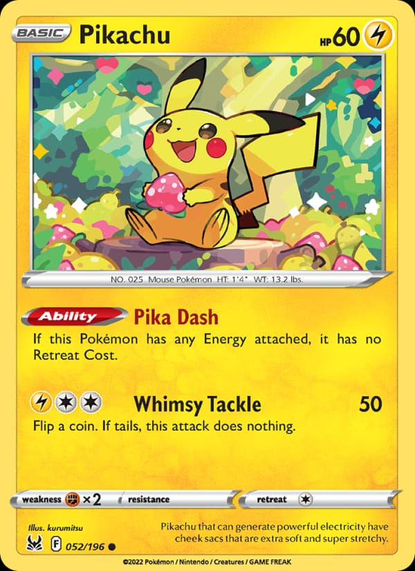 Pikachu 052/196 Lost Origin (EN)