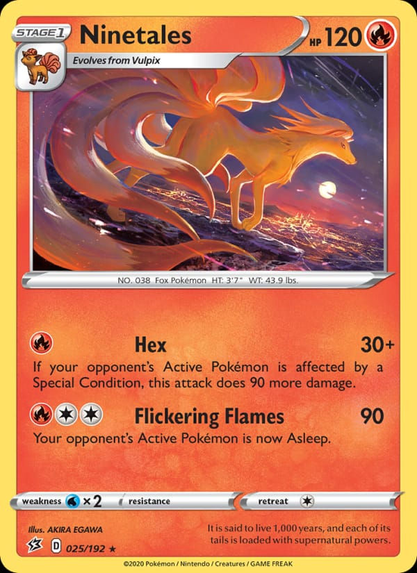 Ninetales 025/192 Rebel Clash (EN)