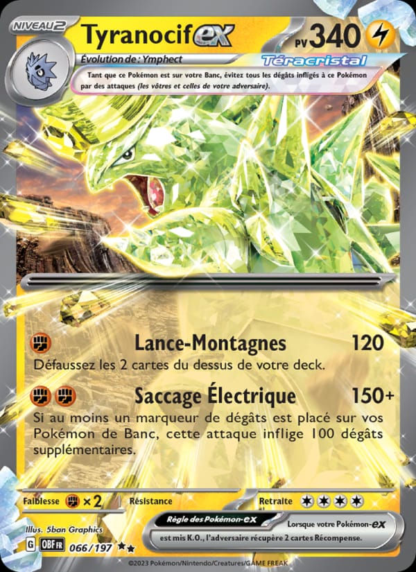Tyranocif-ex 066/197 Flammes Obsidiennes (FR)