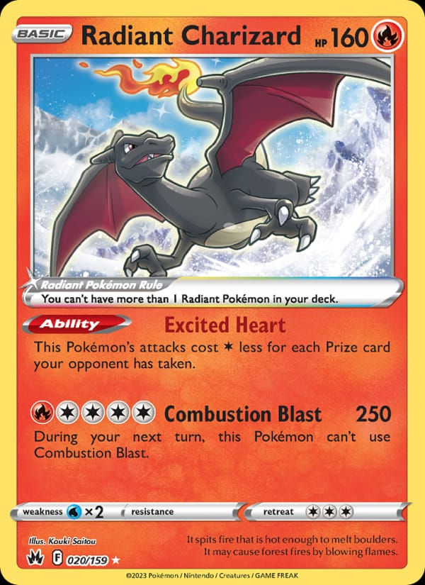 Radiant Charizard 020/159 Crown Zenith (EN)