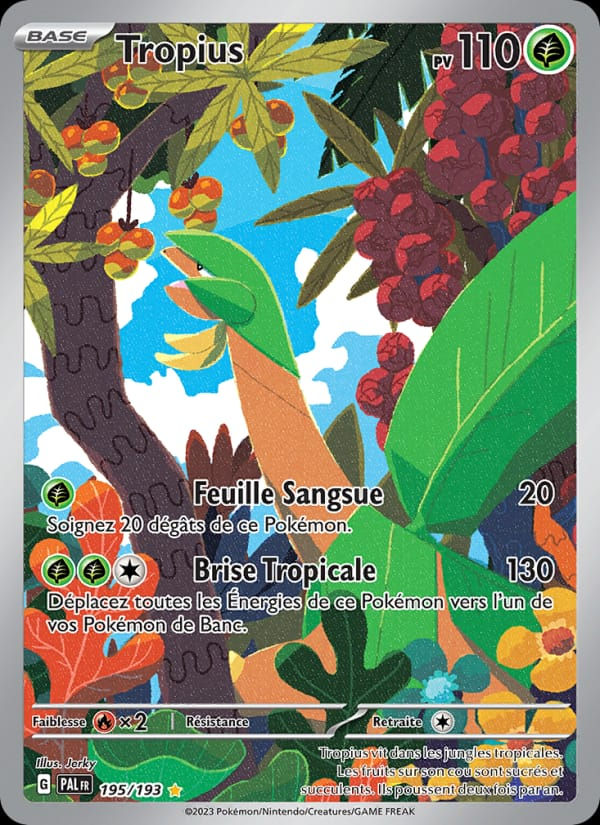 Tropius 195/193 Évolutions à Paldea (FR)