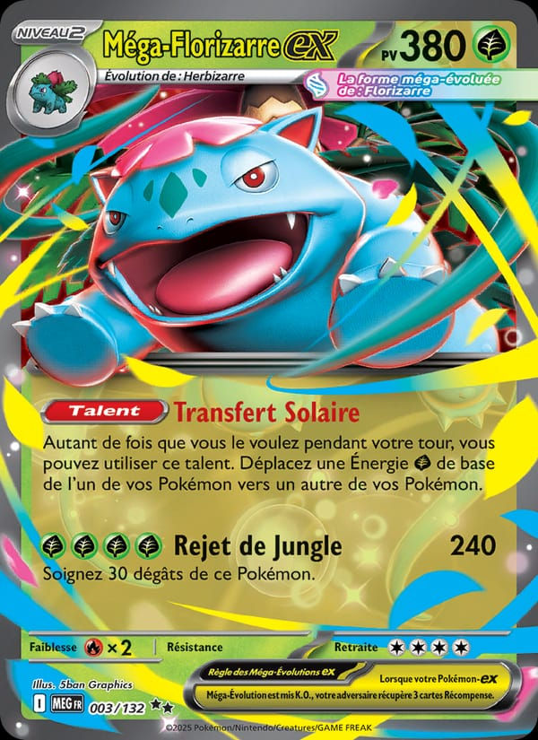 Méga-Florizarre-ex 003/132 Méga-Évolution (FR)