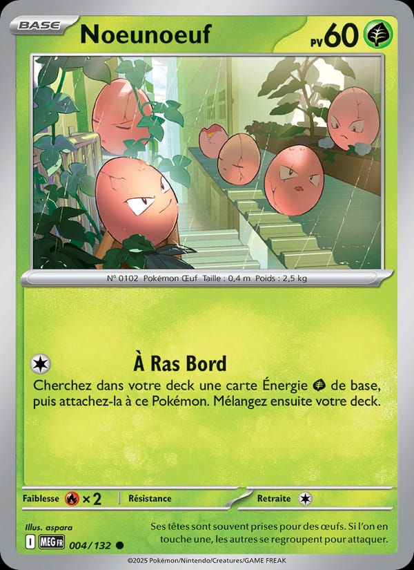 Noeunoeuf 004/132 Méga-Évolution (FR)
