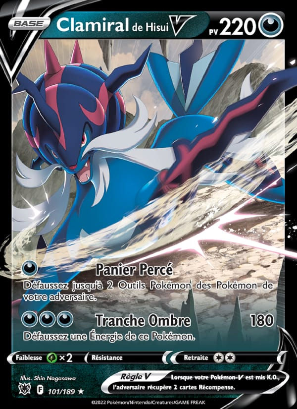 Clamiral de Hisui V 101/189 Astres Radieux (FR)