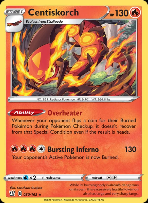Centiskorch 030/163 Battle Styles (EN)