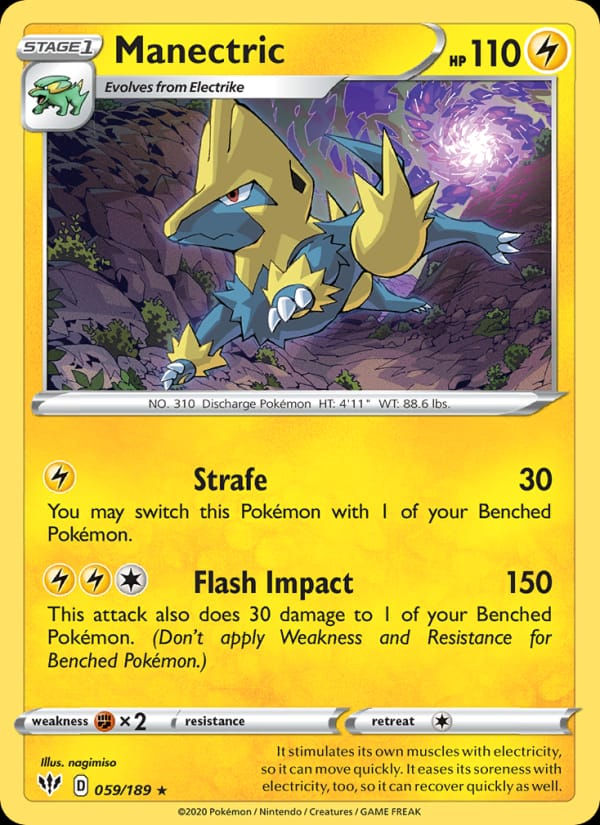 Manectric 059/189 Darkness Ablaze (EN)