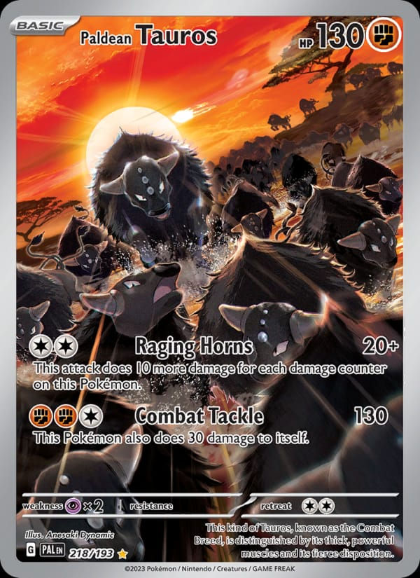 Paldean Tauros 218/193 Paldea Evolved (EN)