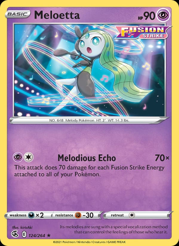 Meloetta 124/264 Fusion Strike (EN)