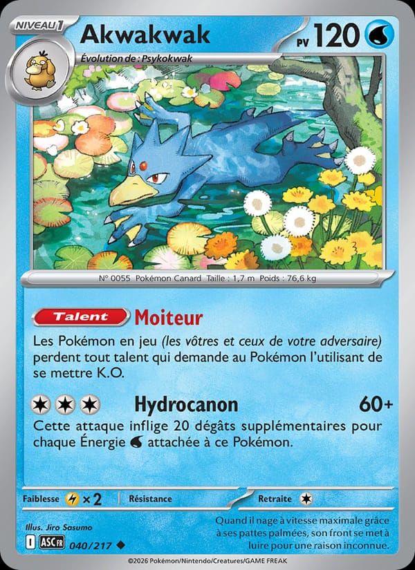 Akwakwak 040/217 Héros Transcendants (FR)