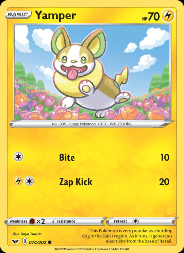 Yamper 074/202 Sword & Shield (EN)