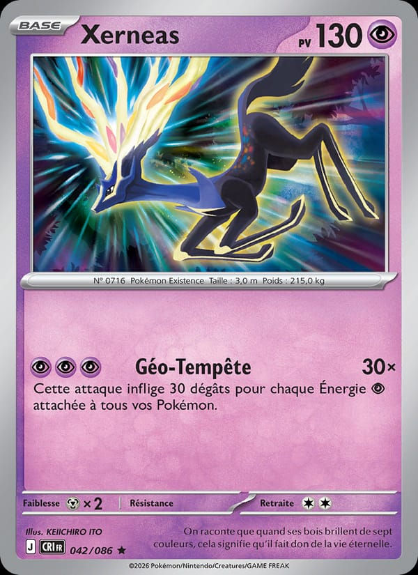 Xerneas 042/086 Chaos Ascendant (FR)
